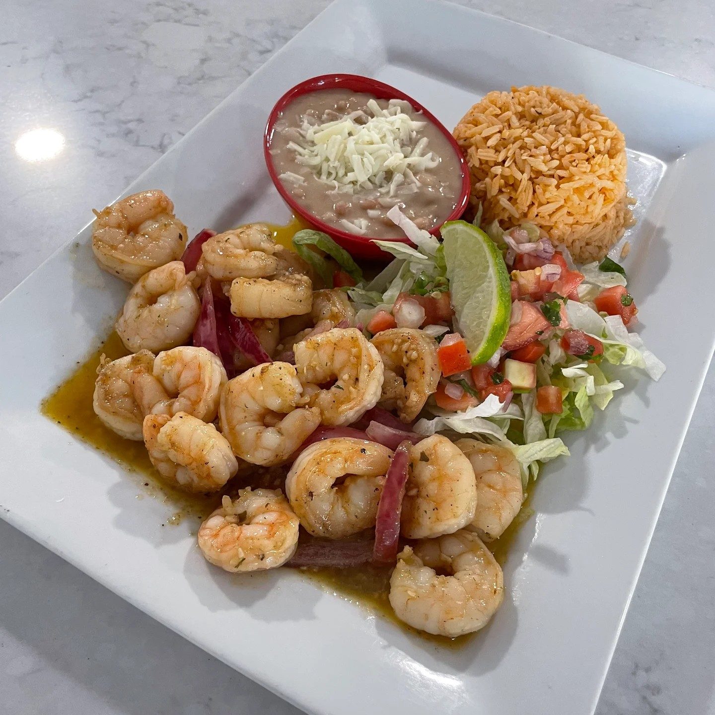 Camarones Al Mojo De Ajo Special.