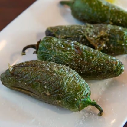 Two Grilled Jalapeños.