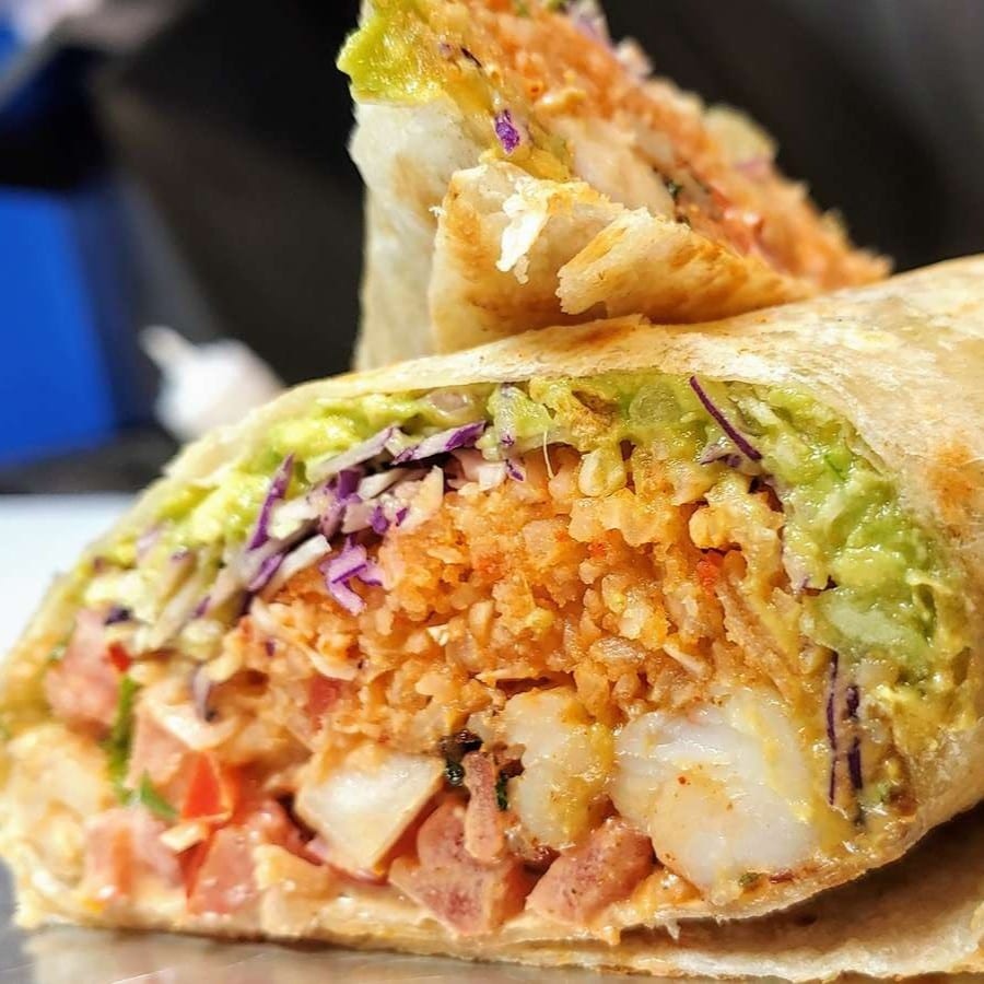 Shrimp Burrito.