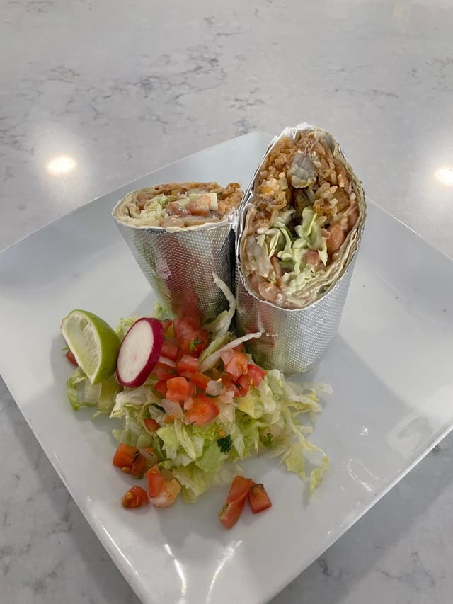 Fish Burrito.