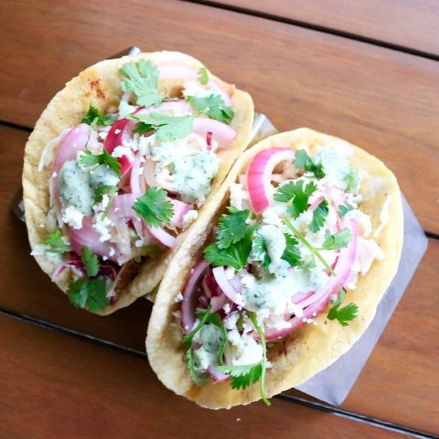 Fish Taco Plate.