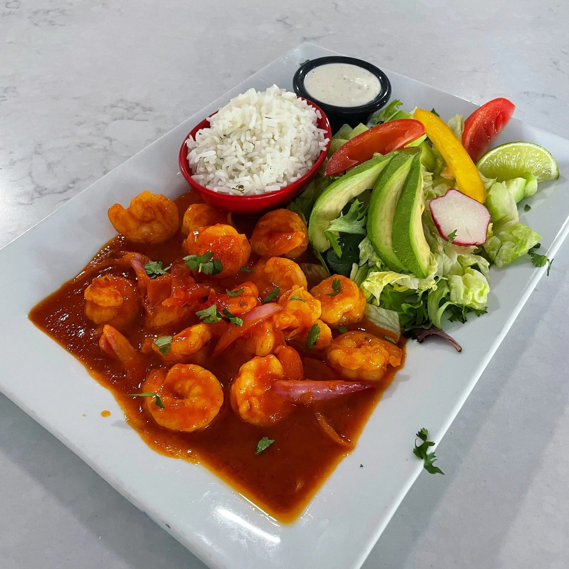 Camarones A La Diabla.