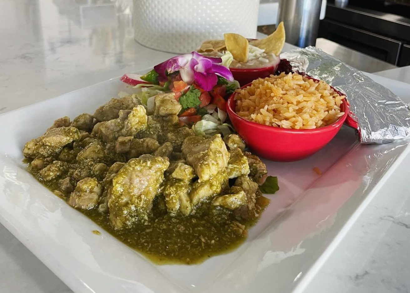 Chile Verde Plate.