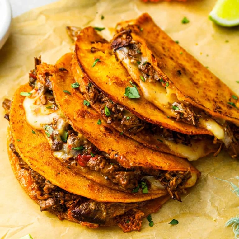 Delicious Quesabirria Tacos
